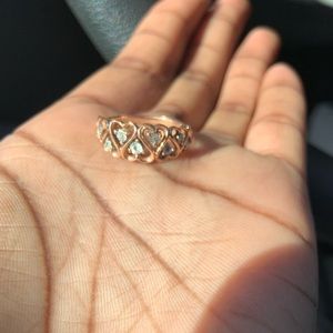 Rose gold ring